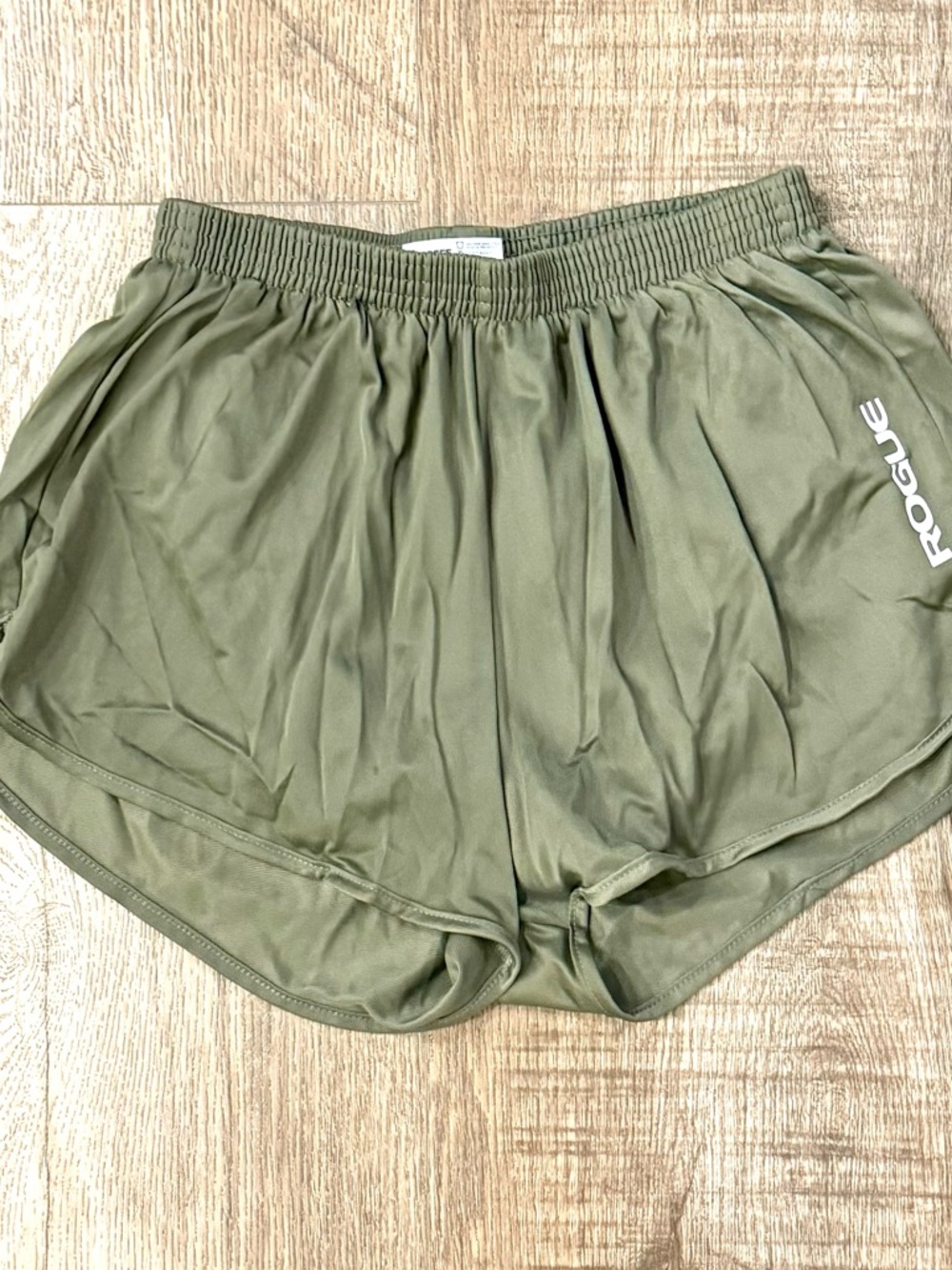 Soffe Ranger Shorts Olive Green Running Athletic Shorts Lined Size Small
